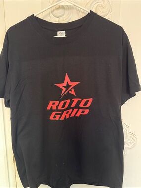 Men's Black Short Sleeve Logo Tee